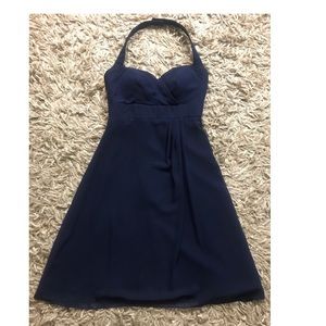 Alfred Angelo EUC A-Line Halter Dress. Size 2